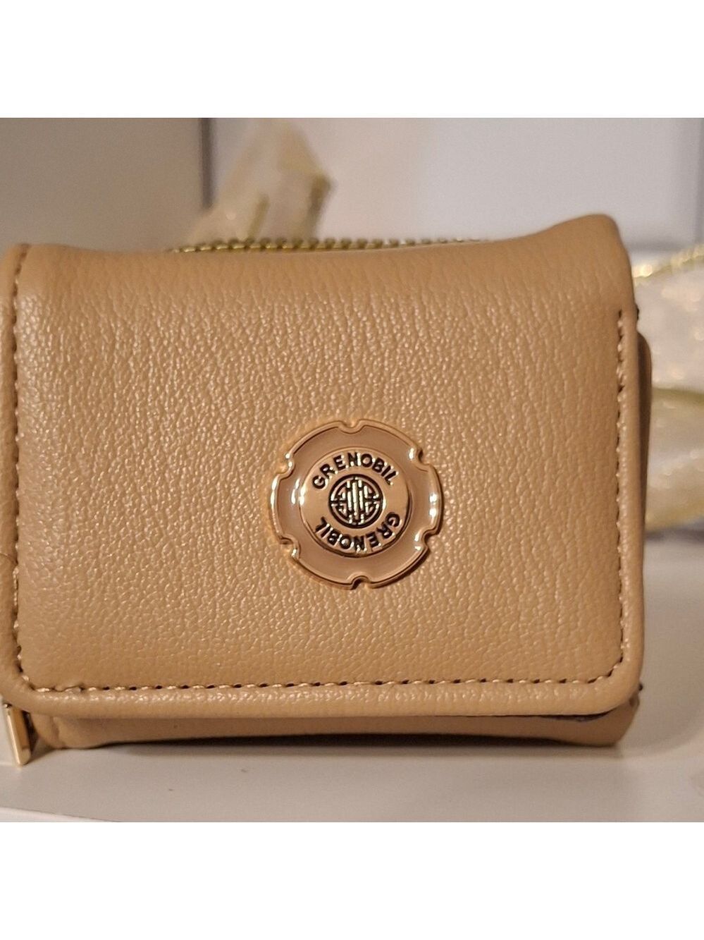 Grenobil Beige Mini Wallet